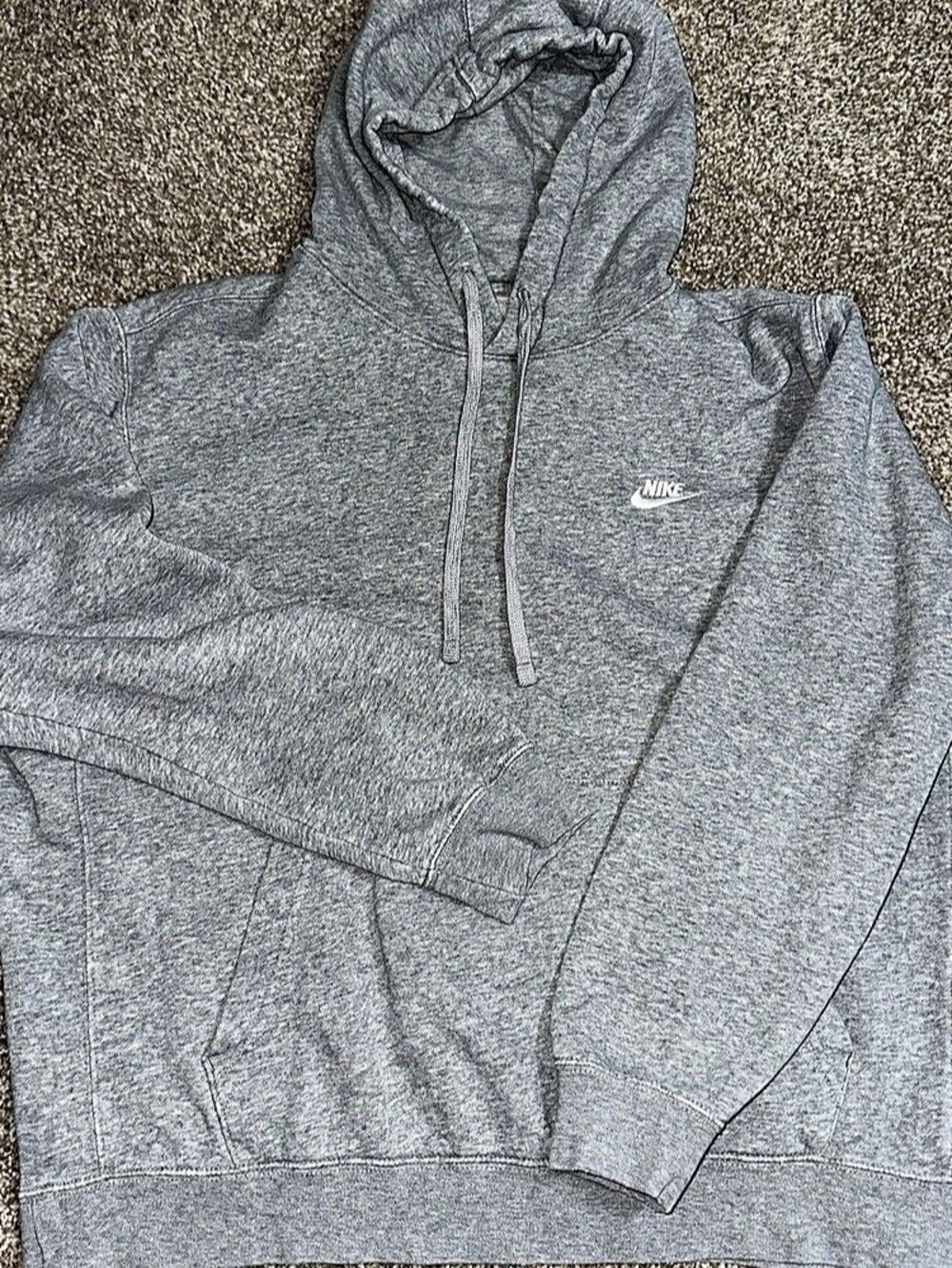 Nike Sportswear Club Fleece Pullover Hoodie Gray